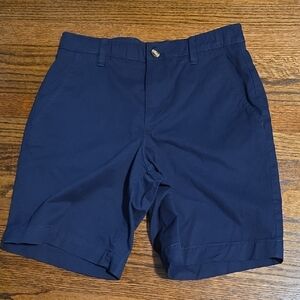 Crown & Ivy Dark Blue Flat Front Shorts